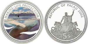 5 Dollar Palau Silber 