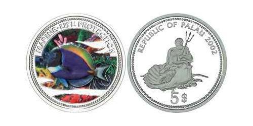 5 Dollar Palau Silber 