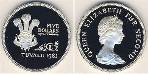 5 Dollar Tuvalu Silber 