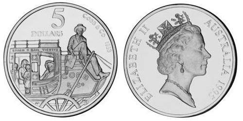 5 Dollar Australia (1939 - ) Silver 