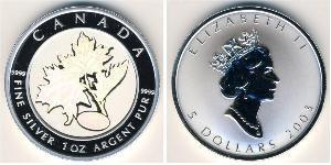 5 Dollar Canada Silver 