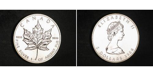 5 Dollar Canada Silver Elizabeth II (1926-2022)