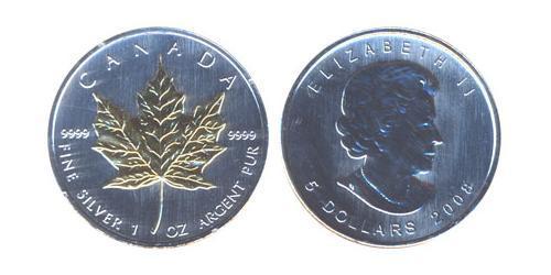 5 Dollar Canada Silver 
