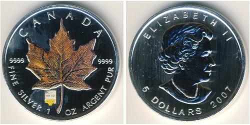 5 Dollar Canada Silver 