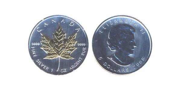5 Dollar Canada Silver 