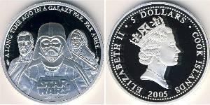 5 Dollar Cook Islands Silver 