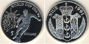 5 Dollar Niue Silver 