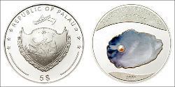 5 Dollar Palau Silver 
