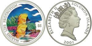5 Dollar Solomon Islands Silver 