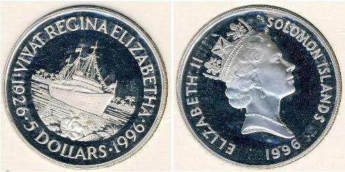 5 Dollar Solomon Islands Silver 