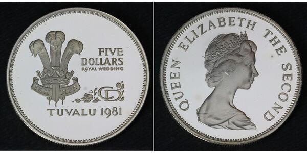 5 Dollar Tuvalu Silver 