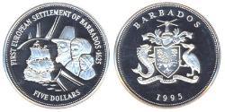 5 Dollar Barbados  