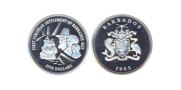 5 Dollar Barbados  