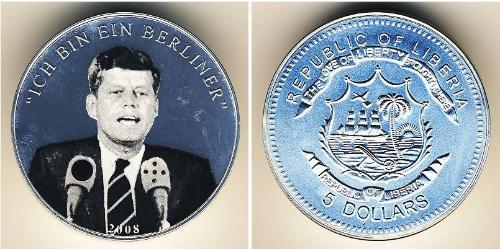 5 Dollar Liberia  
