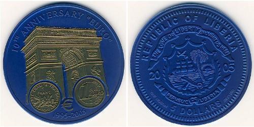 5 Dollar Liberia  