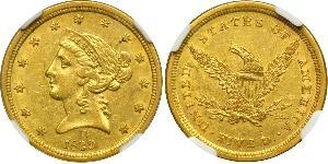 5 Dollar 美利堅合眾國 (1776 - ) 金 