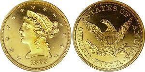 5 Dollar 美利堅合眾國 (1776 - ) 金 