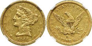 5 Dollar 美利堅合眾國 (1776 - ) 金 