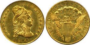 5 Dollar 美利堅合眾國 (1776 - ) 金 