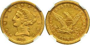 5 Dollar 美利堅合眾國 (1776 - ) 金 
