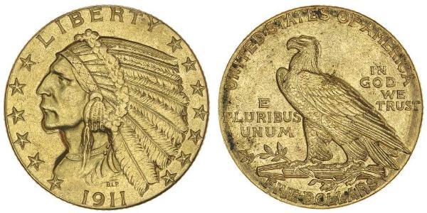 5 Dollar 美利堅合眾國 (1776 - ) 金 