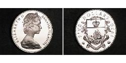5 Dollar Bahamas 銀 伊丽莎白二世 (1926-2022)