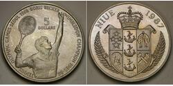 5 Dollar Niue 銀 