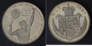 5 Dollar Niue 銀 