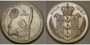 5 Dollar Niue 銀 