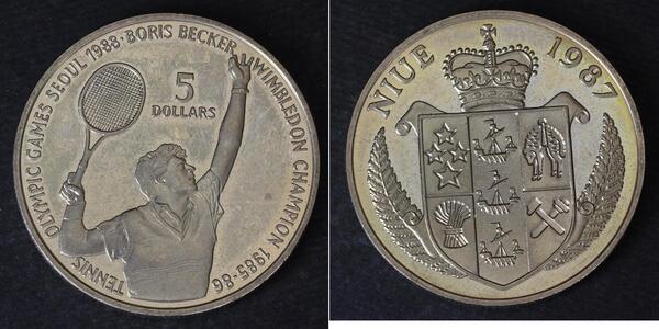 5 Dollar Niue 銀 
