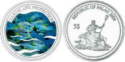 5 Dollar Palau 銀 