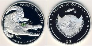 5 Dollar Palau 銀 
