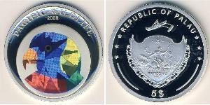 5 Dollar Palau 銀 