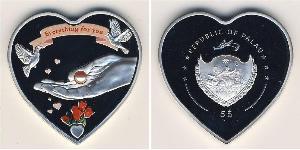 5 Dollar Palau 銀 