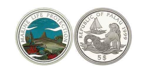 5 Dollar Palau 銀 