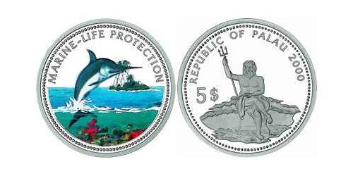 5 Dollar Palau 銀 