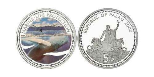 5 Dollar Palau 銀 