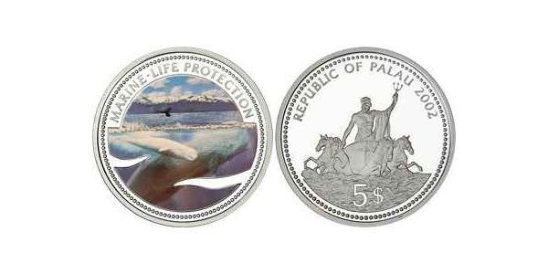 5 Dollar Palau 銀 