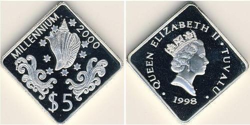 5 Dollar Tuvalu 銀 