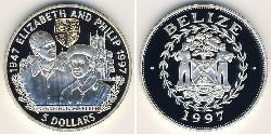5 Dollar 伯利兹 銀 