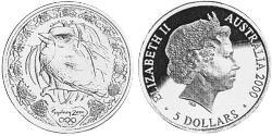 5 Dollar 澳大利亚 銀 伊丽莎白二世 (1926-2022)