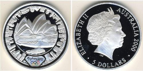 5 Dollar 澳大利亚 銀 