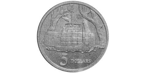 5 Dollar 澳大利亚 銀 