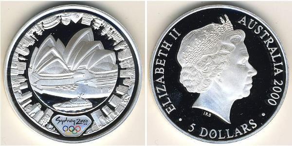 5 Dollar 澳大利亚 銀 