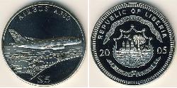 5 Dollar Liberia 镍/銅 