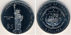 5 Dollar Liberia 镍/銅 