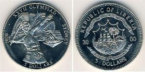 5 Dollar Liberia 銅/镍 