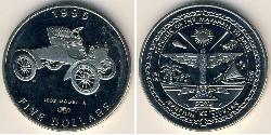 5 Dollar Marshall Islands 镍/銅 