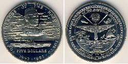 5 Dollar Marshall Islands 镍/銅 