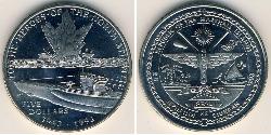 5 Dollar Marshall Islands 镍/銅 